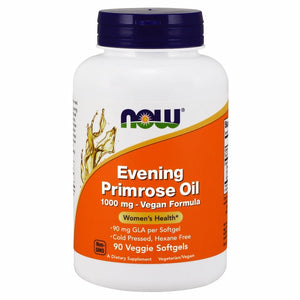 Now Foods, Evening Primrose Oil, 1000 mg, 90 Veg Softgels