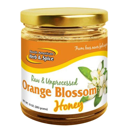 North American Herb & Spice, Orange Blossom Honey from Neroli Orange Trees, 10 Oz