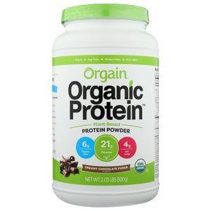 Orgain, Organic Plant Based Protein Powder, Chocolate Peanut Butter 2.03lb