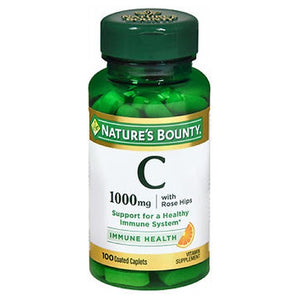 Nature's Bounty, Nature's Bounty Vitamin C Plus Rose Hips, 1000 mg, 24 X 100 Caplets