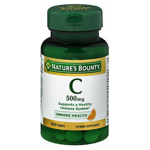 Nature's Bounty, Nature's Bounty Vitamin C, 500 mg, 24 X 100 Tabs