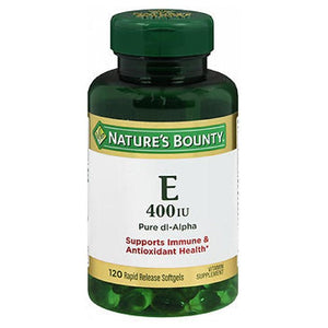 Nature's Bounty, Nature's Bounty Vitamin E, 400 IU, 24 X 120 Softgels