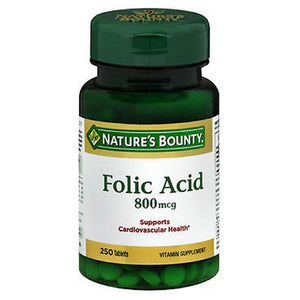 Nature's Bounty, Natures Bounty Folic Acid, 800 mcg, 24 X 250 Tabs