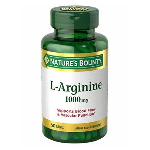 Nature's Bounty, L-Arginine, 1000 mg, 24 X 50 Tabs