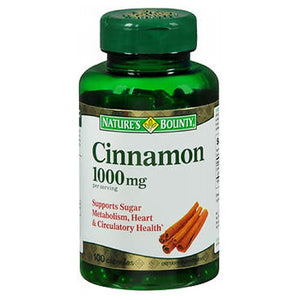 Nature's Bounty, Nature's Bounty Cinnamon, 1000 mg, 24 X 100 Caps