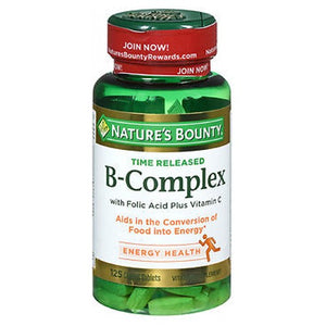 Nature's Bounty, Natures Bounty B Complex Plus C Time Release High Potency Vitamin, 24 X 125 Tabs