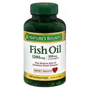 Nature's Bounty, Natures Bounty Omega-3 Fish Oil, 1200 mg, 24 X 120 Softgels