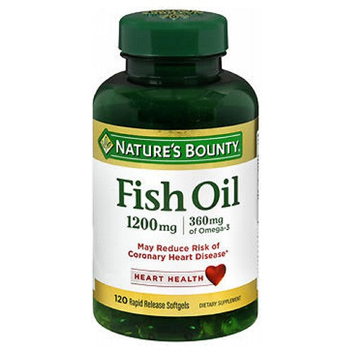 Nature's Bounty, Natures Bounty Omega-3 Fish Oil, 1200 mg, 24 X 120 Softgels