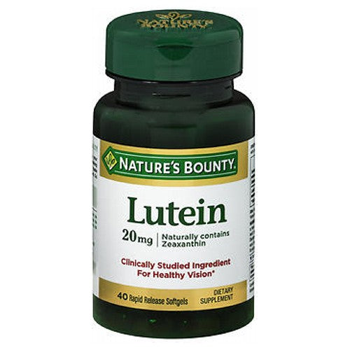 Nature's Bounty, Natures Bounty Lutein, 20 mg, 24 X 40 Softgels