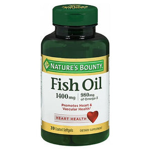 Nature's Bounty, Natures Bounty Omega-3 Fish Oil, 1400 mg, 24 X 39 Softgels