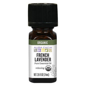 Aura Cacia, Organic Essential Oil, French Lavender .25Oz