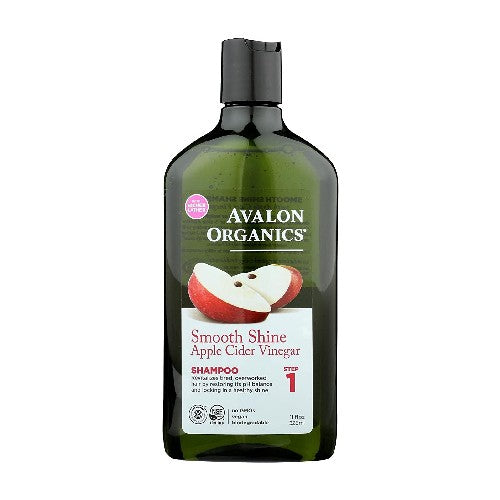 Avalon Organics, Smooth Shine Apple Cider Vinegar Shampoo, 11 Oz