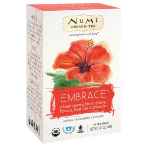 Numi Tea, Hibiscus - Embrace Holistic Tea, 16 Bags