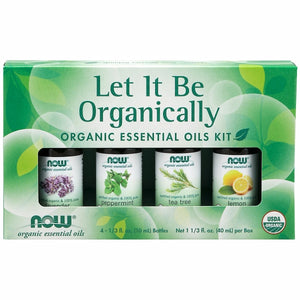 Now Foods, Organic Essential Oil Kit, 1 Count