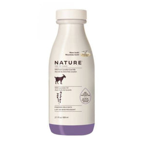 Canus Goats Milk, Nature Foaming Milk Bath, Lavender Oil, 27.1 Oz