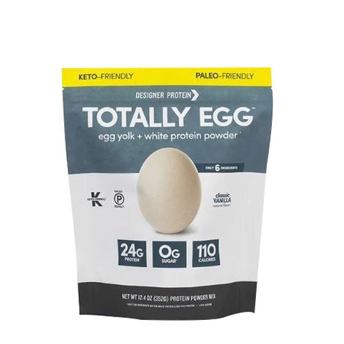 Designer Whey, Totally Egg Protein, Dutch Chocolate 12.04 Oz