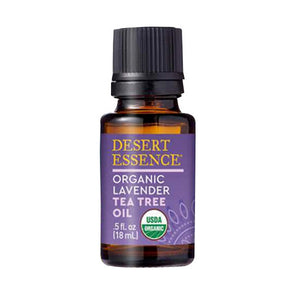 Desert Essence, Organic Lavender Tea Tree Oil, 0.6 Fl Oz