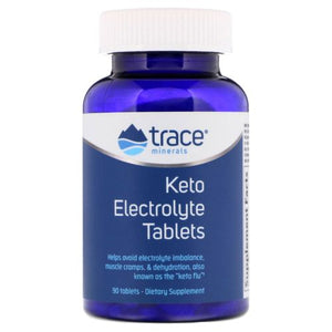 Trace Minerals, Keto Electrolyte Drops, 90 Tabs