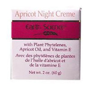 Earth Science, Apricot Night Cream, 2 Oz