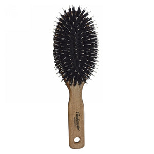 Fuchs Child/ Adult Toothbrushes, Hairbrush Pneumatic Oval Oak Handle, BRUSH