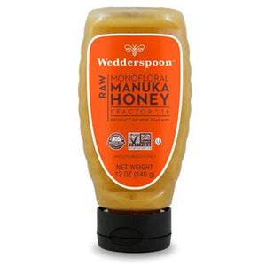 Wedderspoon, Raw Manuka Honey Kfactor 16, 12 Oz