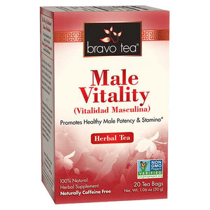 Bravo Tea & Herbs, Male Vitality Tea, 20 Bags