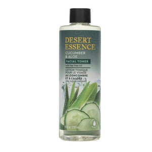 Desert Essence, Cucumber & Aloe Facial Toner, 8 Oz