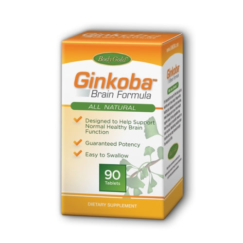 Body Gold, Pharmaton Ginkoba Brain Formula, 90 tabs