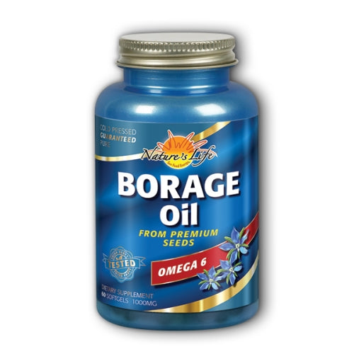 Health From The Sun, Borage Oil GLA Bio-EFA, 300 MG, GLA, 60 Soft Gels