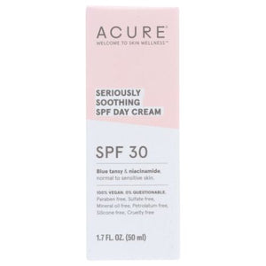 Acure, Soothing SPF 30 Face Cream, 1.7 Oz