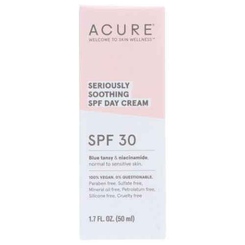 Acure, Soothing SPF 30 Face Cream, 1.7 Oz
