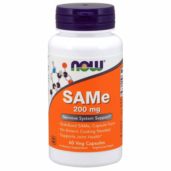 Now Foods, Sam-E, 200 mg, 60 Veg Caps