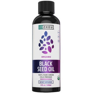 Zhou Nutrition, Organic Black Seed Oil, 8 Oz