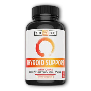 Zhou Nutrition, Thyroid Support with Iodine, 60 Veg Caps