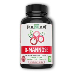 Zhou Nutrition, D-Mannose with Cranberry, 60 Veg Caps