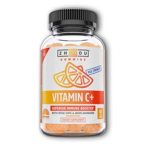 Zhou Nutrition, Vitamin C+ Gummies, 60 Vegan Gummines