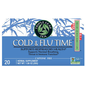 Triple Leaf Tea, Cold & Flu Time Tea, 20 Bags