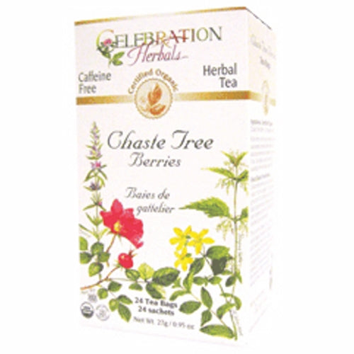Celebration Herbals, Organic Chaste Tree Berries Tea, 24 Bags