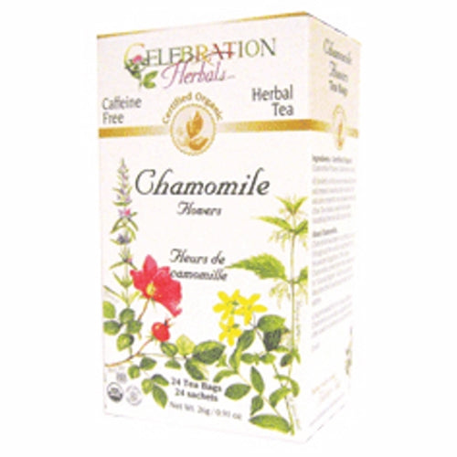 Celebration Herbals, Organic Chamomile Flowers Tea, 24 Bags