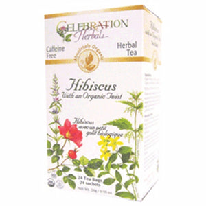 Celebration Herbals, Organic Twist Hibiscus Tea, 24 Bags