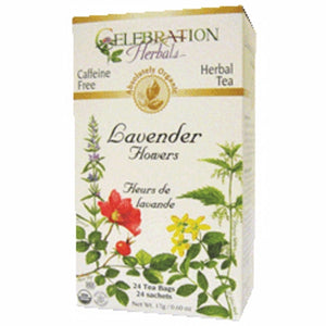 Celebration Herbals, Organic Lavender Flowers Tea, 24 Bags
