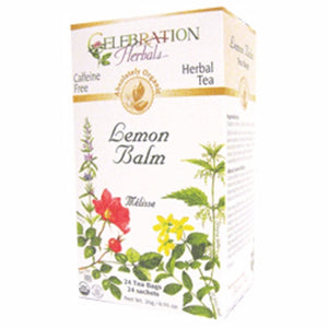 Celebration Herbals, Organic Lemon Balm Herb Tea, 24 Bags