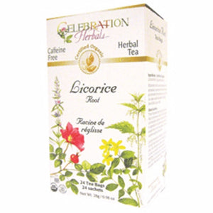Celebration Herbals, Organic Licorice Root Tea, 24 Bags