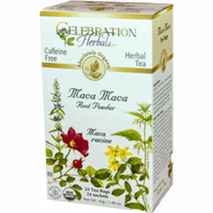 Celebration Herbals, Organic Maca Maca Root Powder Tea, 24 Bags