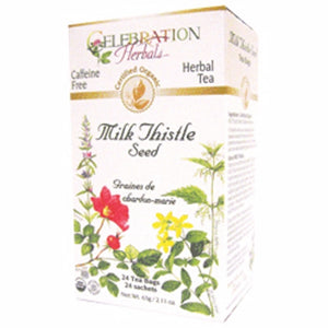 Celebration Herbals, Organic Milk Thistle Seed Tea, 24 Bags