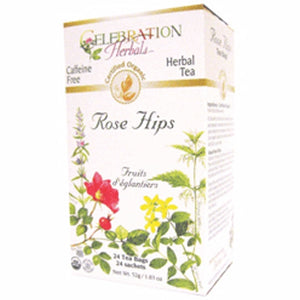 Celebration Herbals, Organic Rose Hips Tea, 24 Bags
