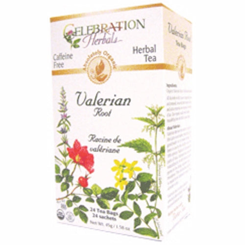 Celebration Herbals, Organic Valerian Root Tea, 24 Bags