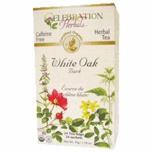 Celebration Herbals, Organic White Oak Bark Tea, 24 Bags