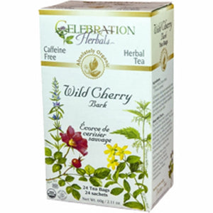 Celebration Herbals, Organic Wild Cherry Bark Tea, 24 Bags