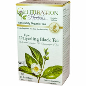 Celebration Herbals, Organic Darjeeling Black Tea, 24 Bags